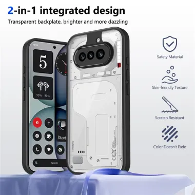 Coque Nothing Phone (4a) Hybride Mate Dos Transparent