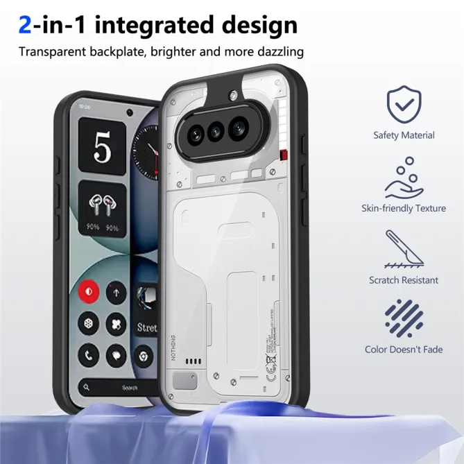 Coque Nothing Phone (4a) Hybride Mate Dos Transparent