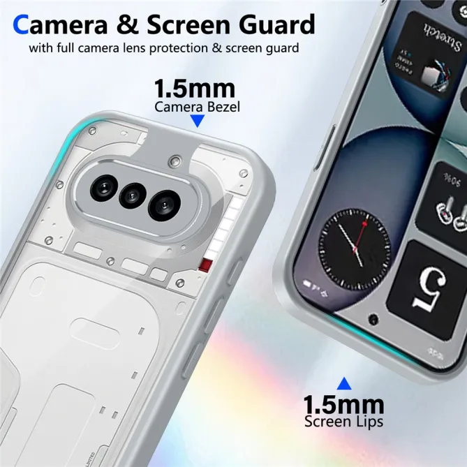 Coque Nothing Phone (4a) Hybride Mate Dos Transparent