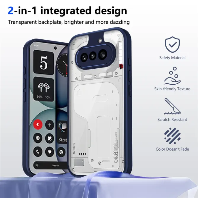 Coque Nothing Phone (4a) Hybride Mate Dos Transparent