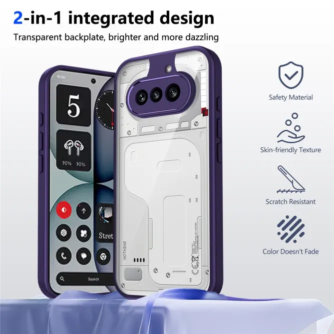 Coque Nothing Phone (4a) Hybride Mate Dos Transparent