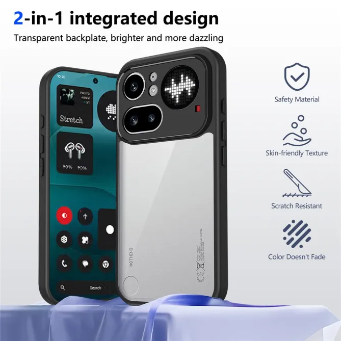 Coque Nothing Phone (4a) Pro Hybride Mate Dos Transparent