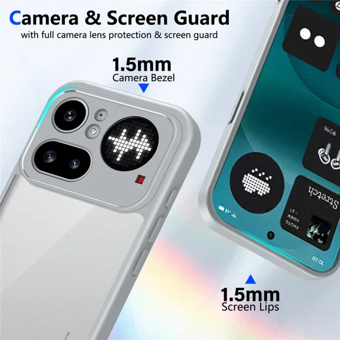 Coque Nothing Phone (4a) Pro Hybride Mate Dos Transparent