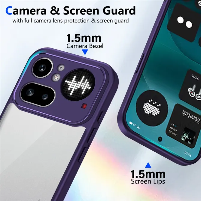 Coque Nothing Phone (4a) Pro Hybride Mate Dos Transparent