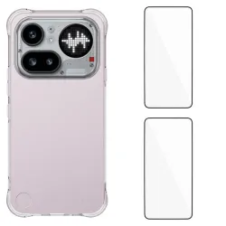 Coque Nothing Phone (4a) Pro Transparente Renforcée avec 2 Verres Trempés