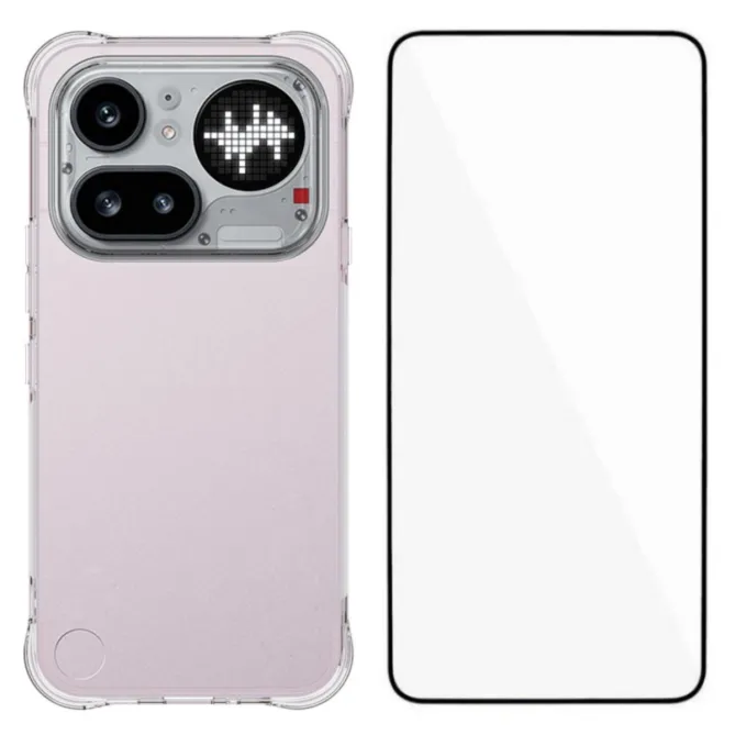 Coque Nothing Phone (4a) Pro Transparente Renforcée avec Verre Trempé