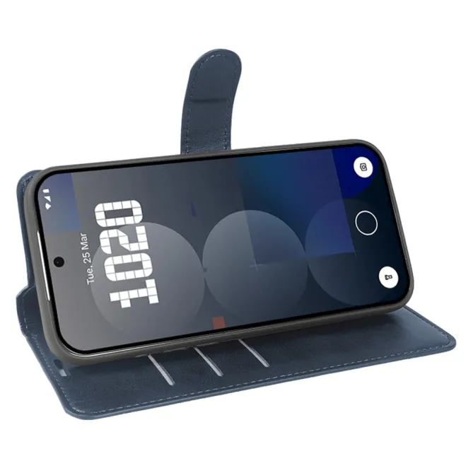 Housse Nothing Phone (3a) Lite Style Cuir Nappa avec Porte-Cartes et Support
