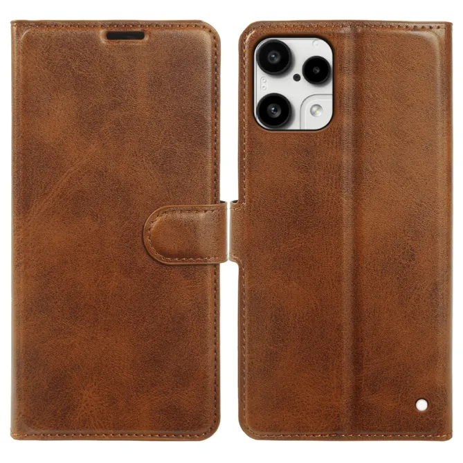 Housse Nothing Phone (3a) Lite Style Cuir Nappa avec Porte-Cartes et Support