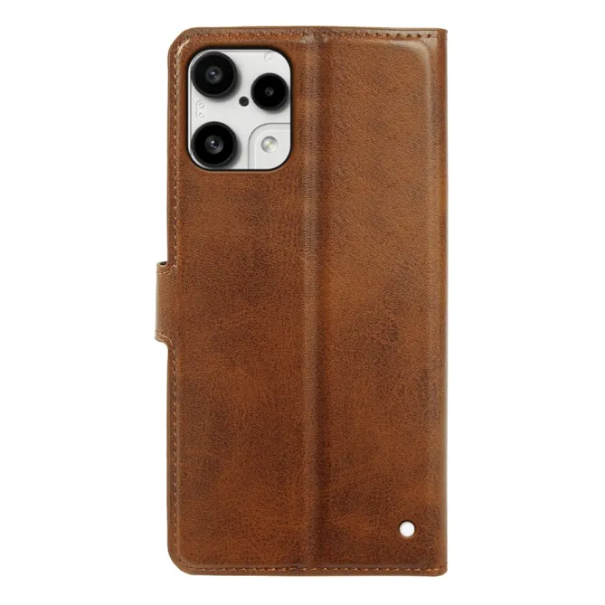 Housse Nothing Phone (3a) Lite Style Cuir Nappa avec Porte-Cartes et Support