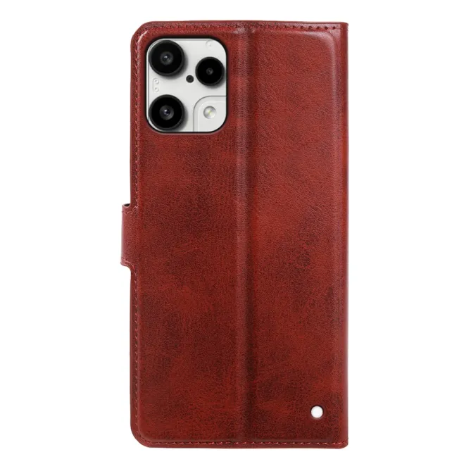 Housse Nothing Phone (3a) Lite Style Cuir Nappa avec Porte-Cartes et Support