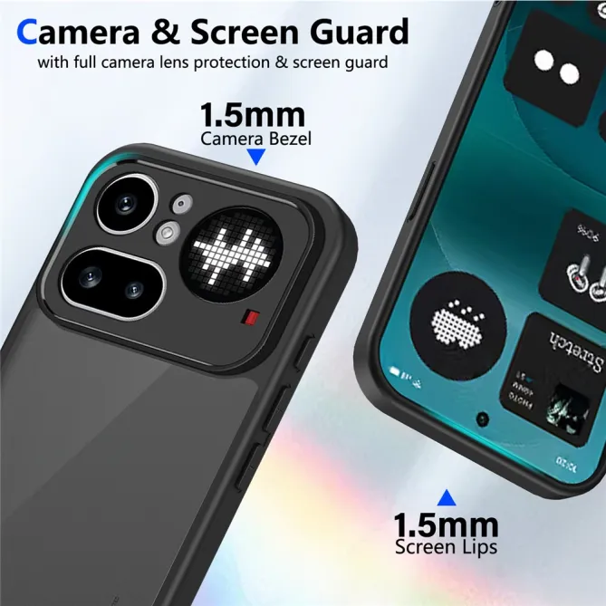 Coque Nothing Phone (4a) Pro Magnétique Mate Translucide