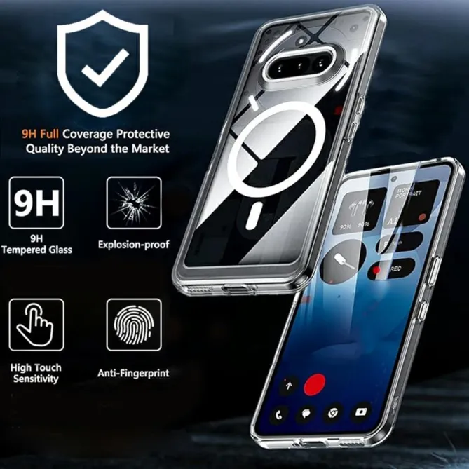 Coque Nothing Phone (4a) Magnétique Transparente Anti-Choc