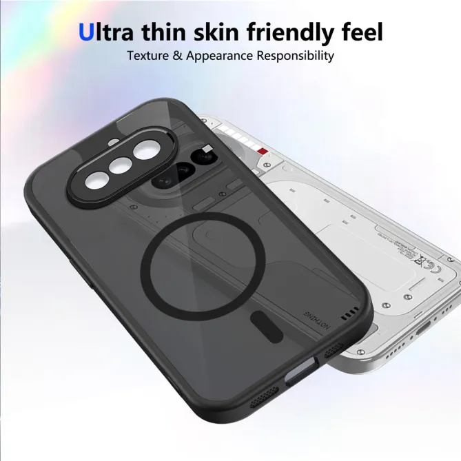 Coque Nothing Phone (4a) Magnétique Mate Semi-Transparente