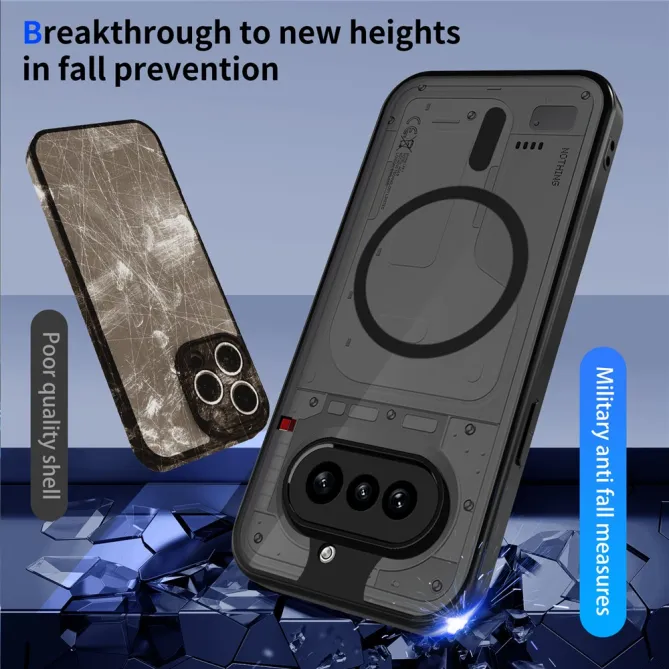 Coque Nothing Phone (4a) Magnétique Mate Semi-Transparente