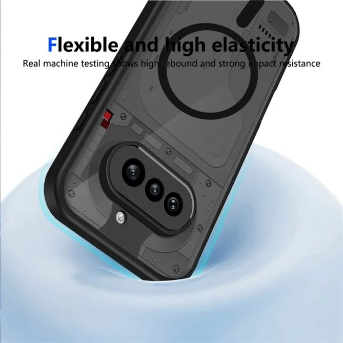 Coque Nothing Phone (4a) Magnétique Mate Semi-Transparente