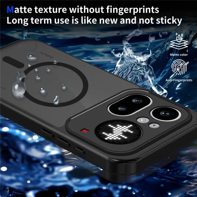 Coque Nothing Phone (4a) Pro Magnétique Mate Semi-Transparente