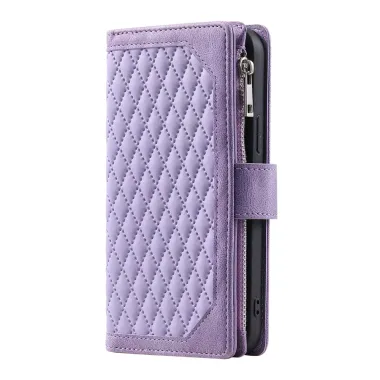 Housse Nothing Phone (4a) Matelassée Losanges Portefeuille Zippée