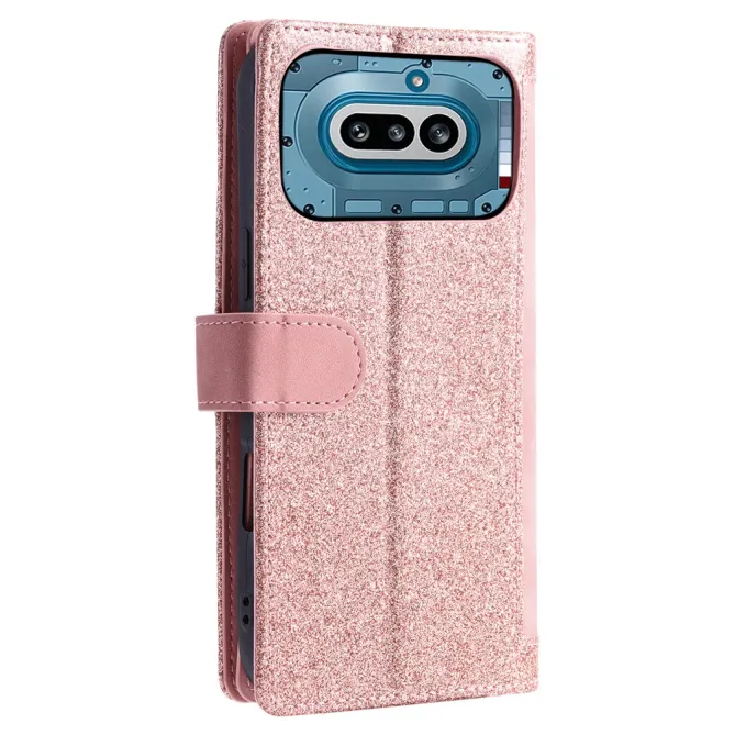 Housse Nothing Phone (4a) Portefeuille 9 Cartes Zippée avec Lanière