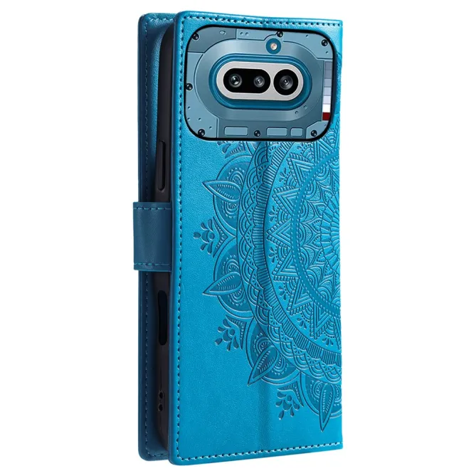 Housse Nothing Phone (4a) Mandala Simili Cuir avec Lanière