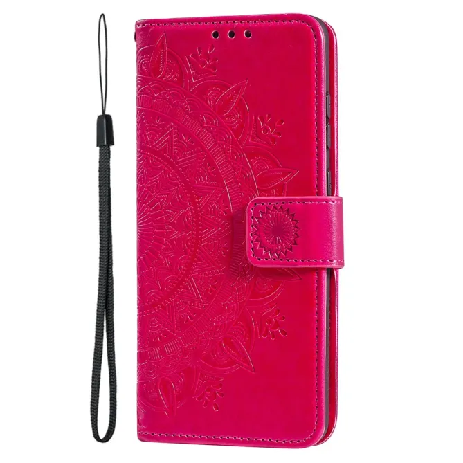 Housse Nothing Phone (4a) Mandala Simili Cuir avec Lanière