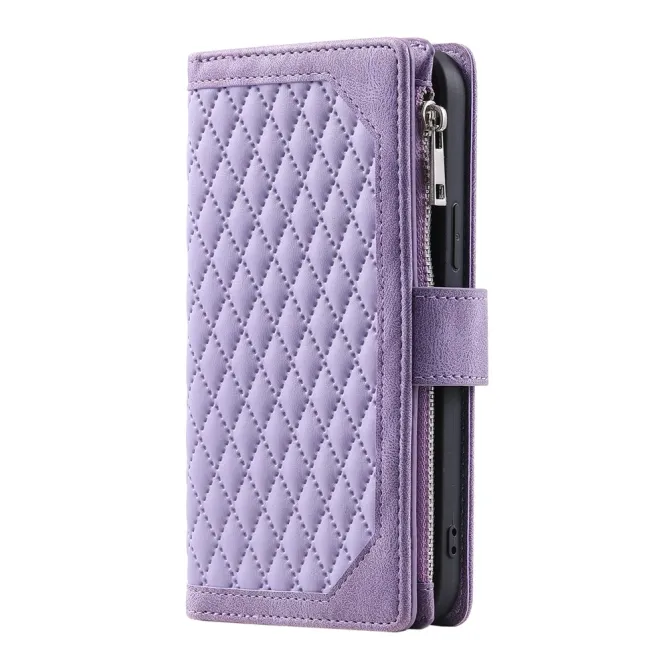 Housse Nothing Phone (4a) Pro Matelassée Losanges Portefeuille Zippée