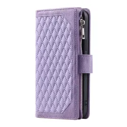 Housse Nothing Phone (4a) Pro Matelassée Losanges Portefeuille Zippée