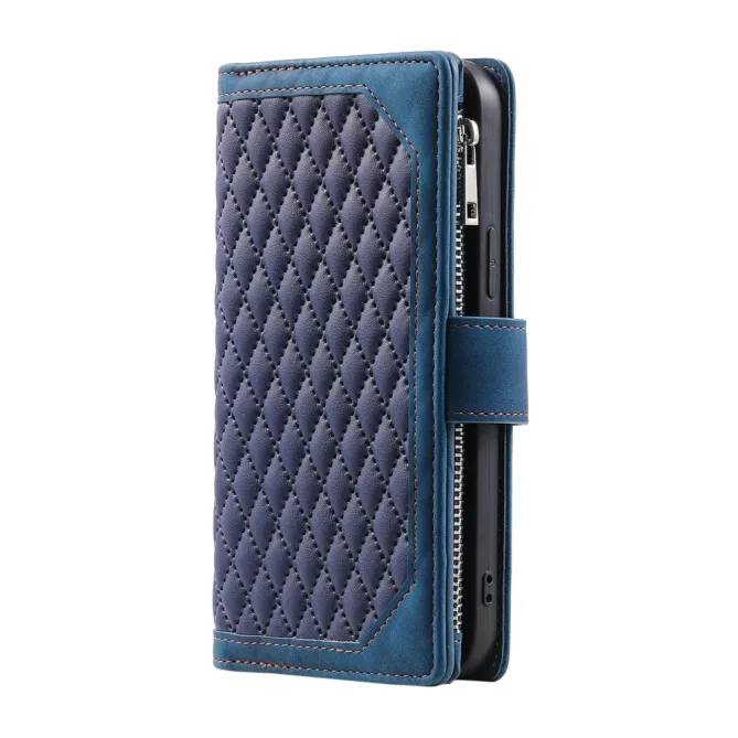 Housse Nothing Phone (4a) Pro Matelassée Losanges Portefeuille Zippée