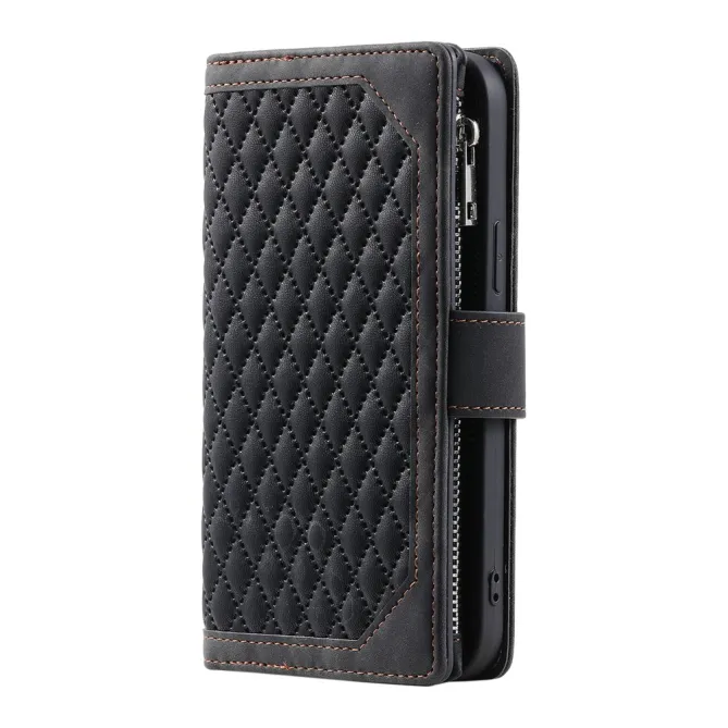 Housse Nothing Phone (4a) Pro Matelassée Losanges Portefeuille Zippée