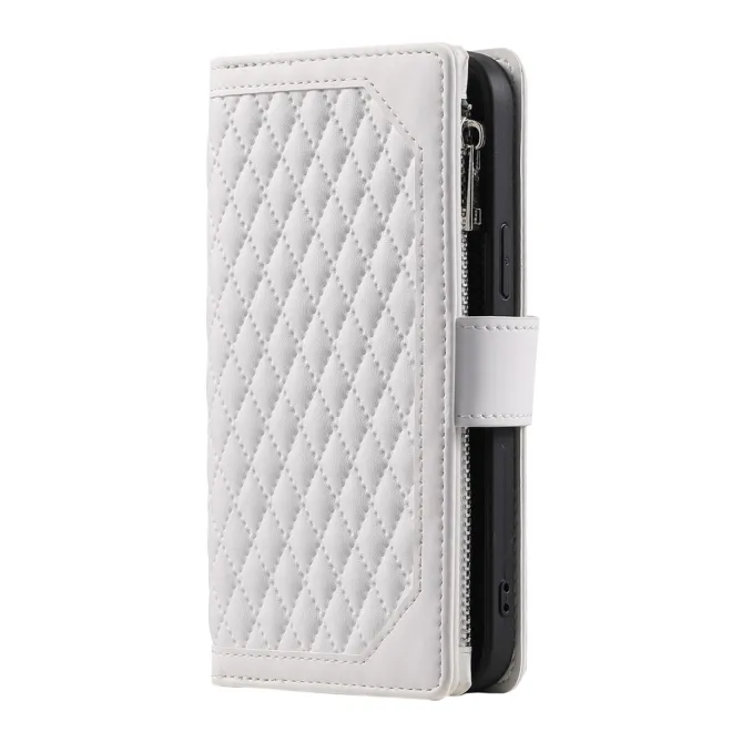 Housse Nothing Phone (4a) Pro Matelassée Losanges Portefeuille Zippée