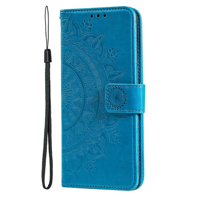 Housse Nothing Phone (4a) Pro Mandala Simili Cuir avec Lanière