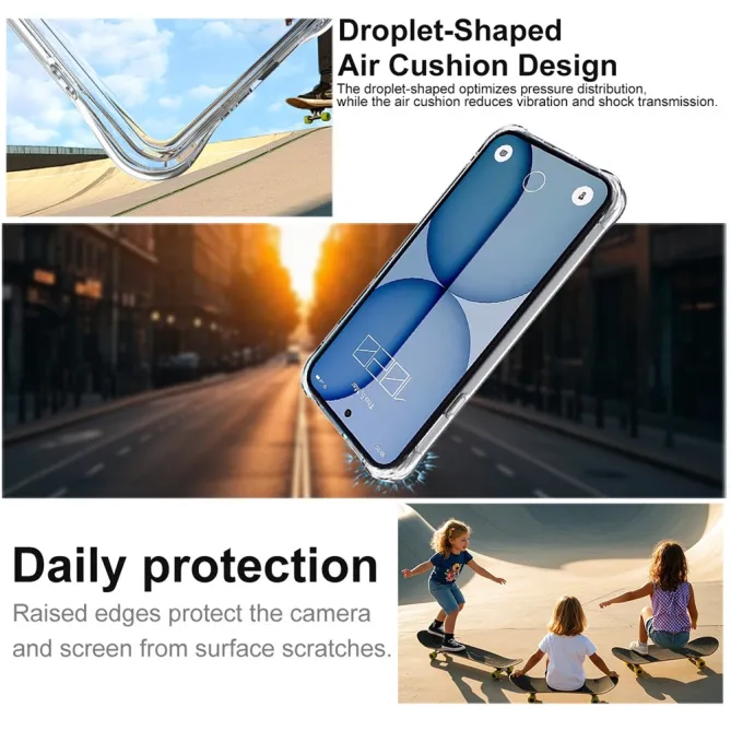 Coque Nothing Phone (4a) Magnétique Transparente Airbag Anti-Choc