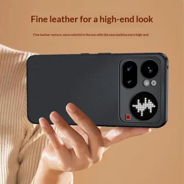 Coque Nothing Phone (4a) Pro Simili Cuir Grainé Ultra Fine