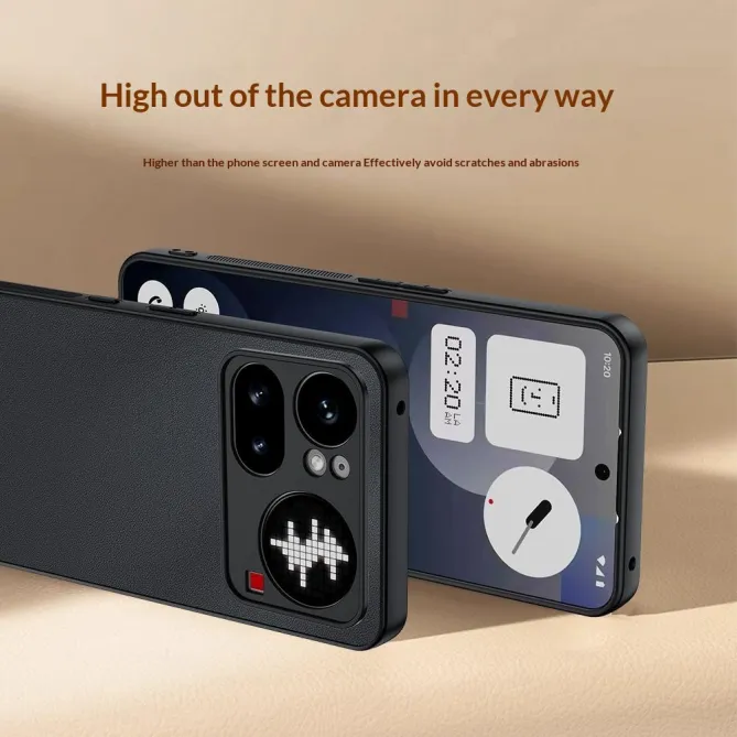 Coque Nothing Phone (4a) Pro Simili Cuir Grainé Ultra Fine