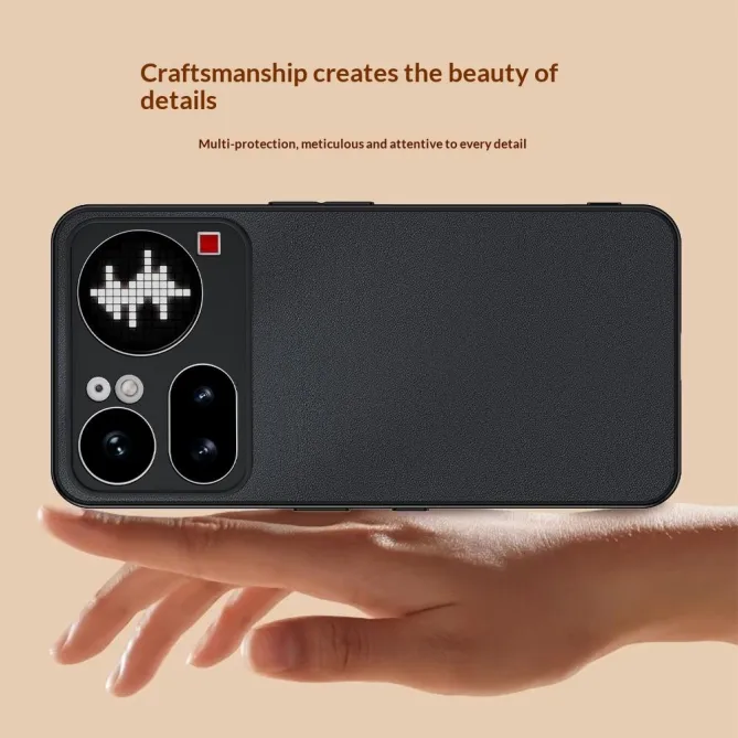 Coque Nothing Phone (4a) Pro Simili Cuir Grainé Ultra Fine