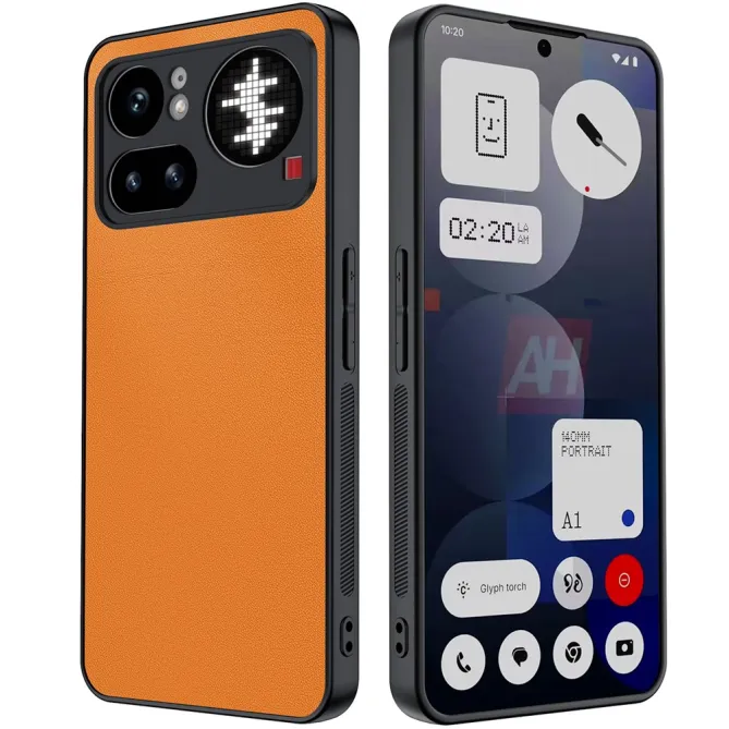 Coque Nothing Phone (4a) Pro Simili Cuir Grainé Ultra Fine