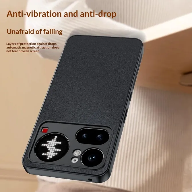 Coque Nothing Phone (4a) Pro Simili Cuir Grainé Ultra Fine