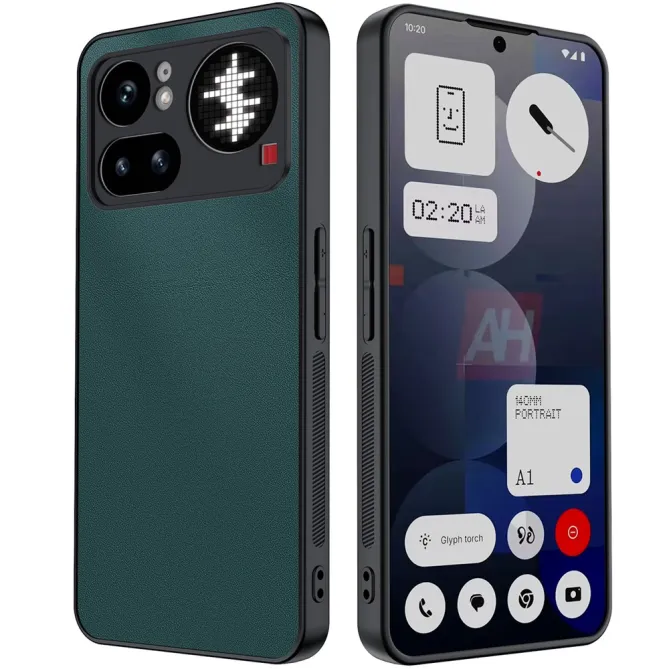 Coque Nothing Phone (4a) Pro Simili Cuir Grainé Ultra Fine