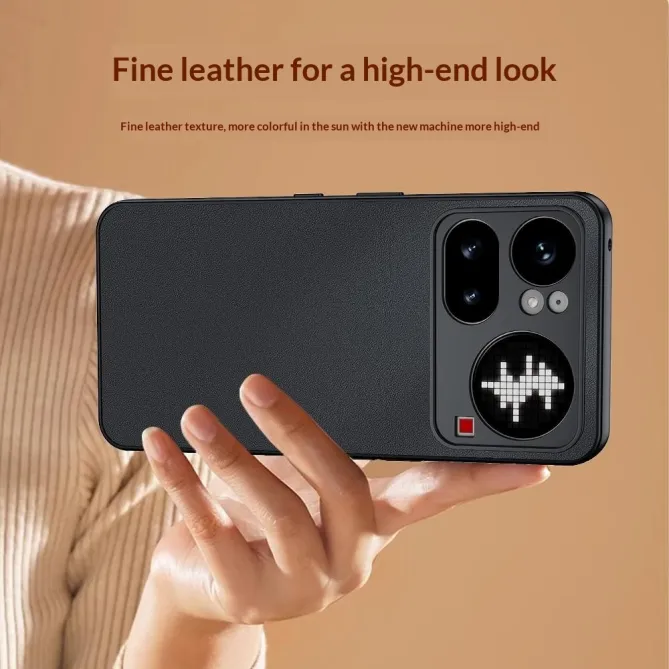 Coque Nothing Phone (4a) Pro Simili Cuir Grainé Ultra Fine