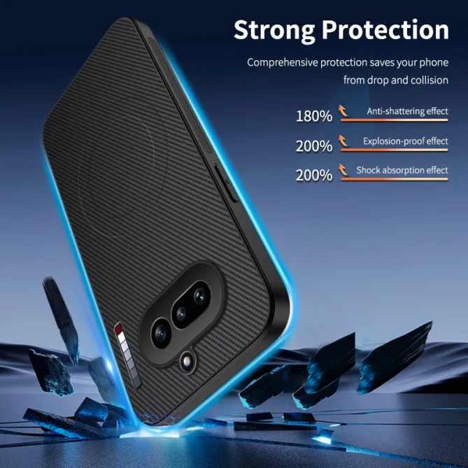 Coque Nothing Phone (4a) Magnétique Fibre de Carbone RAXON