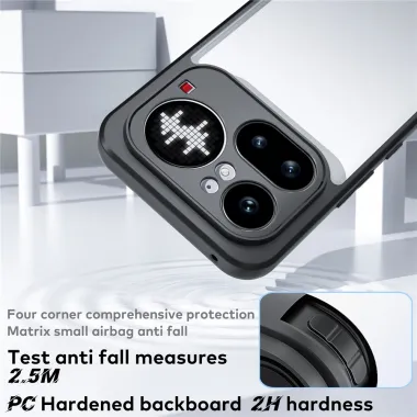 Coque Nothing Phone (4a) Pro Hybride Dos Transparent