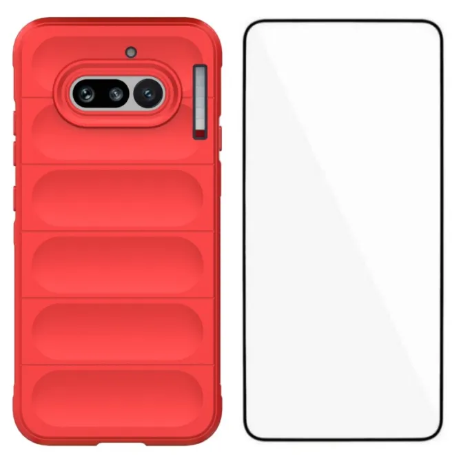 Coque Nothing Phone (4a) Grip Anti-Dérapante avec Verre Trempé