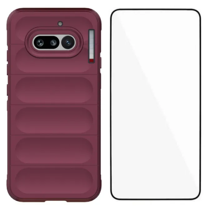 Coque Nothing Phone (4a) Grip Anti-Dérapante avec Verre Trempé