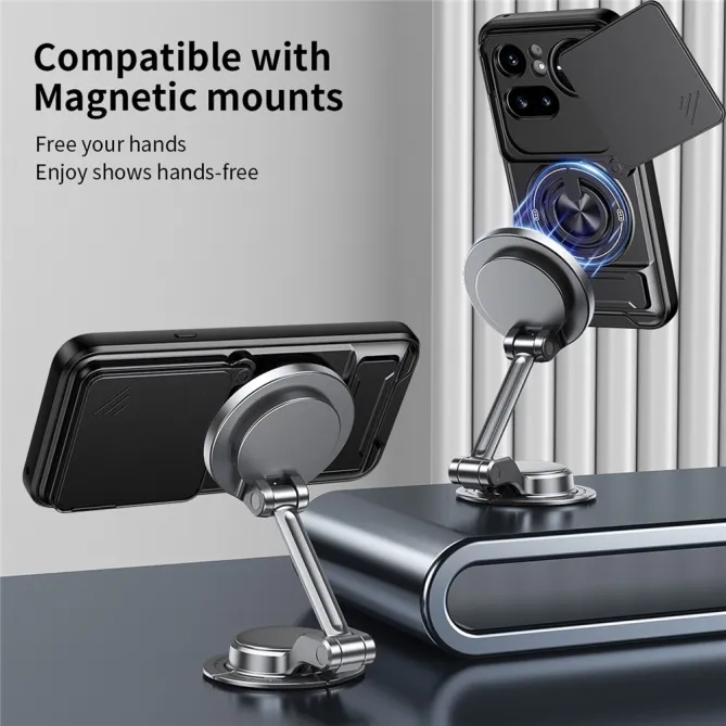 Coque Nothing Phone (4a) Pro Magnétique Cache Objectif Support Pliable