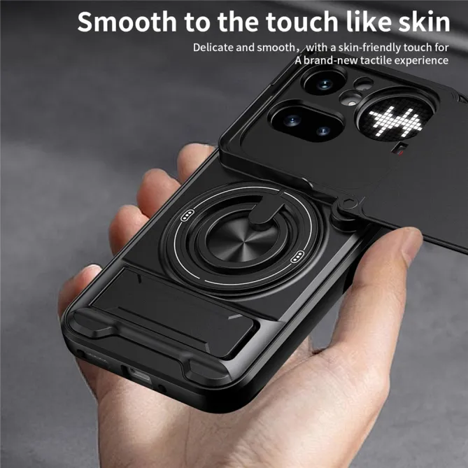 Coque Nothing Phone (4a) Pro Magnétique Cache Objectif Support Pliable