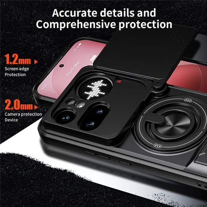 Coque Nothing Phone (4a) Pro Magnétique Cache Objectif Support Pliable