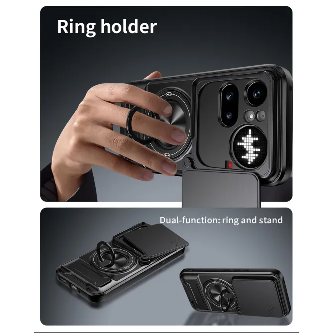 Coque Nothing Phone (4a) Pro Magnétique Cache Objectif Support Pliable