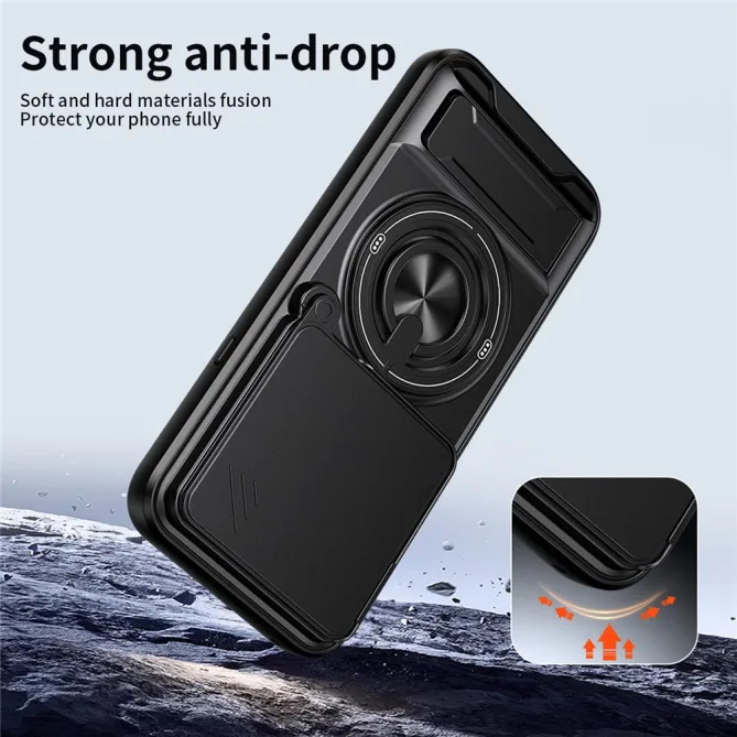 Coque Nothing Phone (4a) Pro Magnétique Cache Objectif Support Pliable