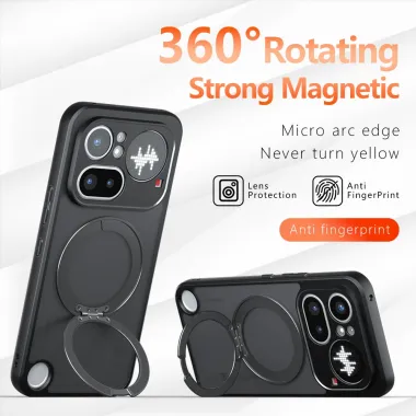 Coque Nothing Phone (4a) Pro Magnétique Mate Support Rotatif