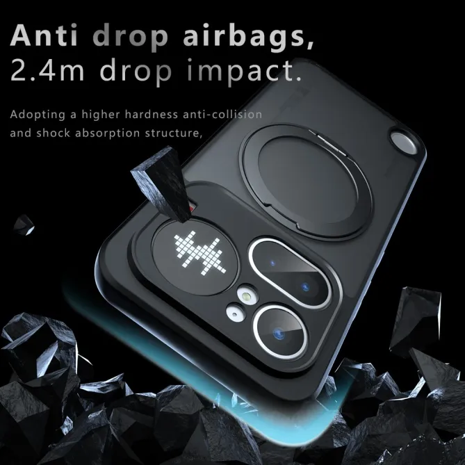 Coque Nothing Phone (4a) Pro Magnétique Mate Support Rotatif