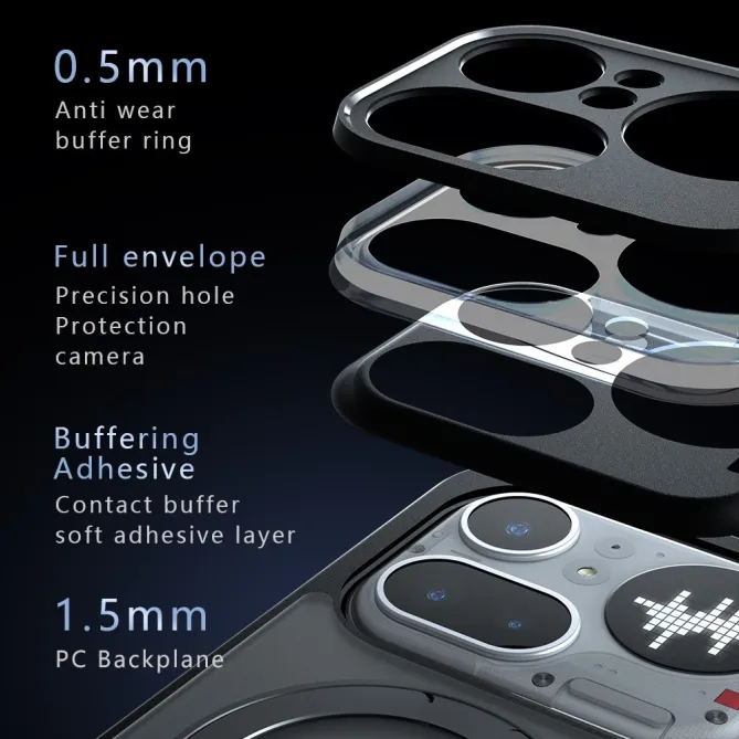 Coque Nothing Phone (4a) Pro Magnétique Mate Support Rotatif